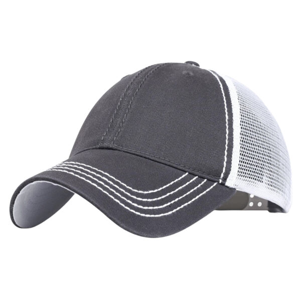 Garment Washed Cotton Mesh Back Hat Thumbnail
