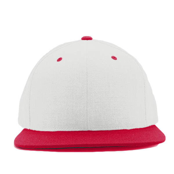 Adult Flat Visor Classic Two-Tone Snapback Cap Thumbnail