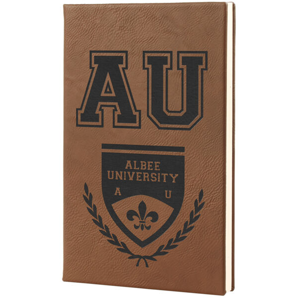 5 1/4" x 8 1/4" Laserable Leatherette Journal Thumbnail