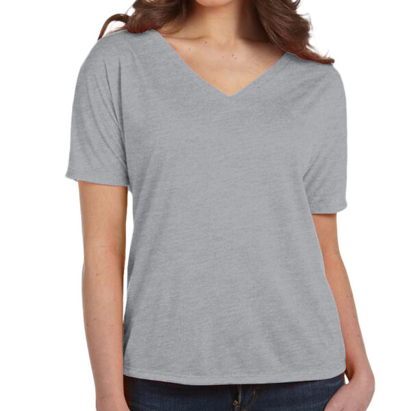 Ladies' Slouchy V-Neck T-Shirt Thumbnail